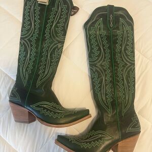 Ariat Casanova Green Leather Boots
